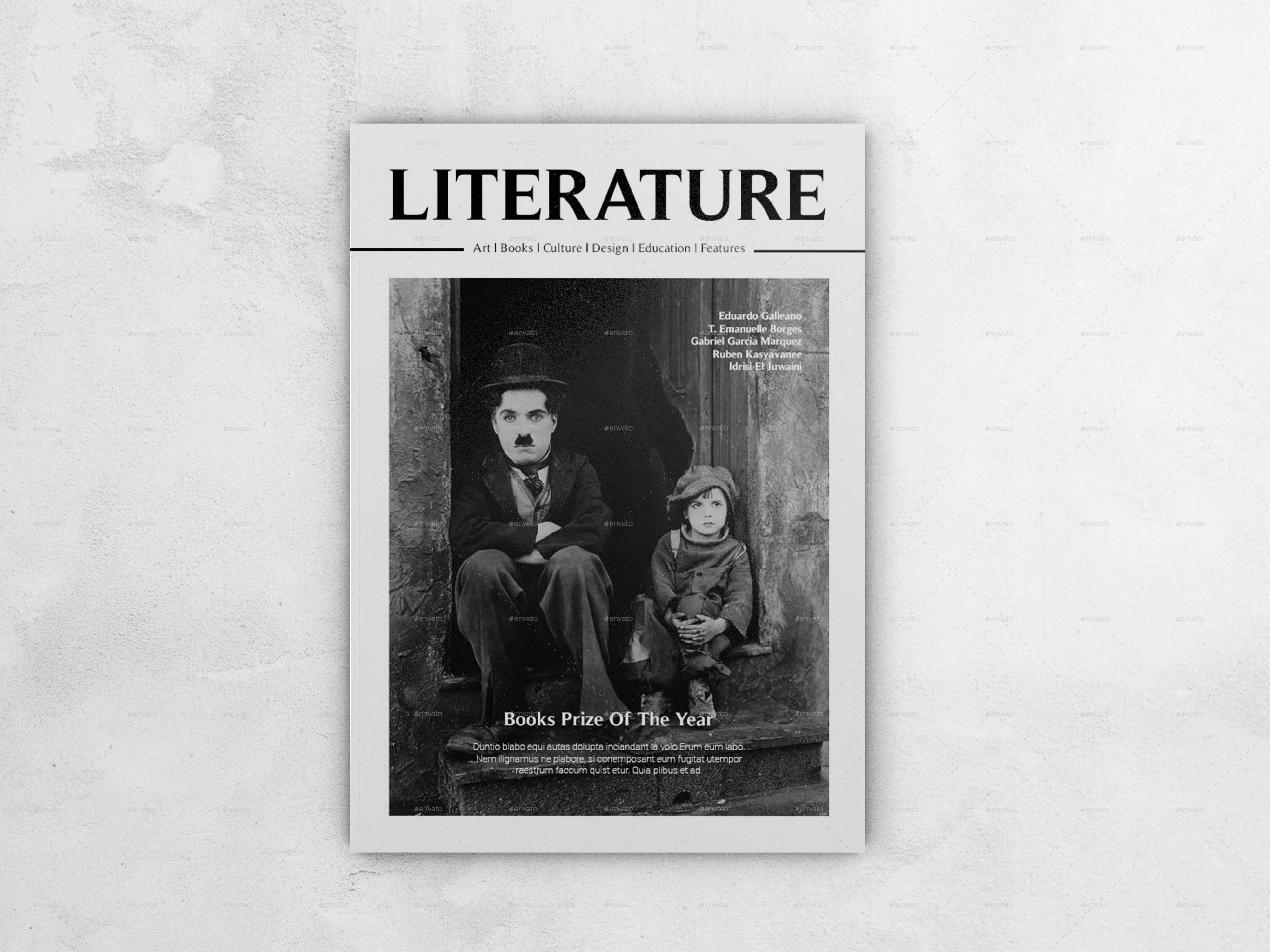 Literature Magazine Template, Print Templates GraphicRiver